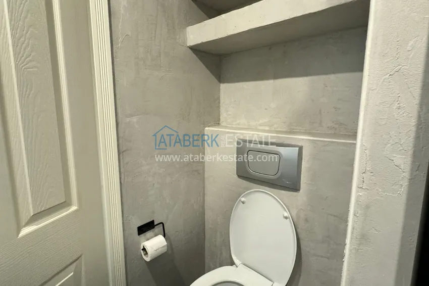 Kupuj  Apartament w Mahmutlar częściowo umeblowany z przeszklonym balkonem i widokiem na morze 23 