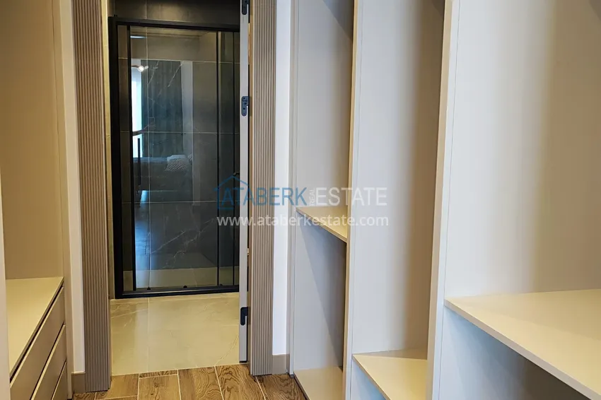 Kupuj  Apartament z dwiema sypialniami z meblami i panoramicznym widokiem na morze w kompleksie premium — Antalya, Kepez 25 