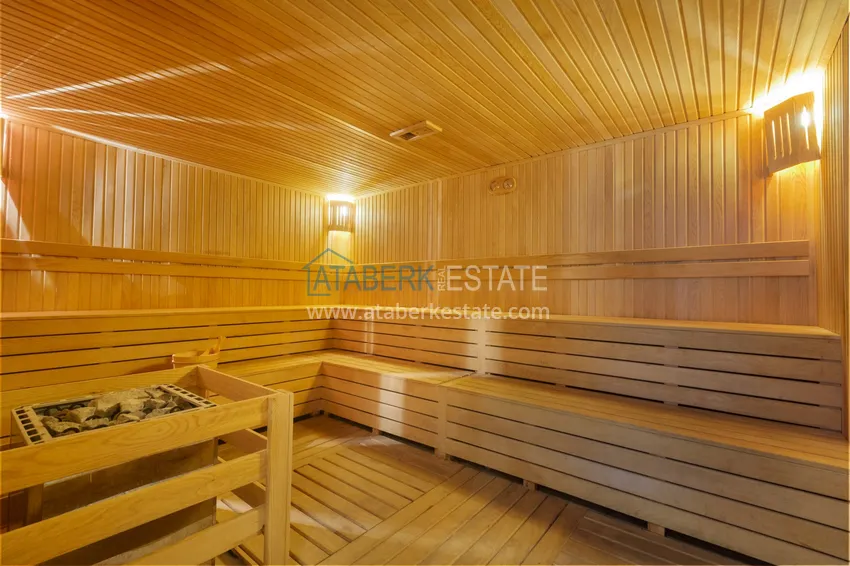 Dwupoziomowy penthouse z widokiem na morze w ultra-luksusowym kompleksie w dzielnicy Alanya Kestel 22 