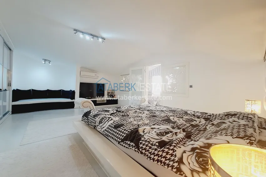 Kupuj  Piękny dwupoziomowy apartament z meblami w Alanyi, górska dzielnica Bektash - obywatelstwo i zezwolenie na pobyt 24 