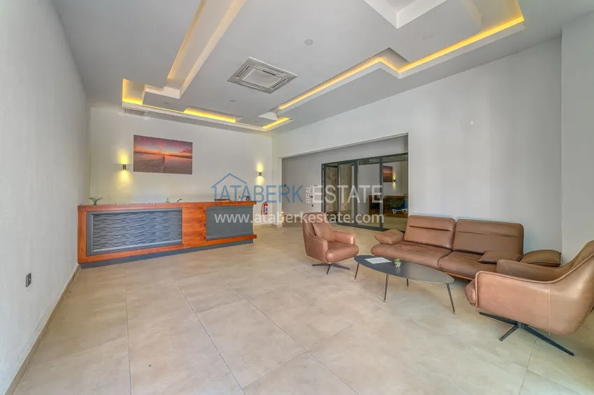 Apartament pod klucz z dwiema sypialniami w Mahmutlar w nowoczesnym kompleksie 25 