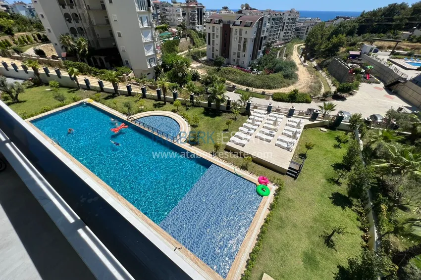 Kupuj  Mieszkanie do wynajęcia w Alanya, jedna sypialnia z meblami i widokiem na morze A20 25 