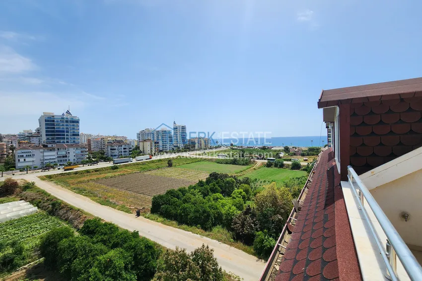 Kupuj  Penthouse duplex 3+1 umeblowany z widokiem na morze i góry, dzielnica Kestel — Alanya  26 