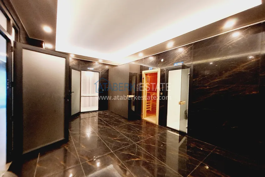 Nowe budynki w Alanyi! Apartament 1+1 z częściowym widokiem na morze, dzielnica Avsallar — Alanya 27 