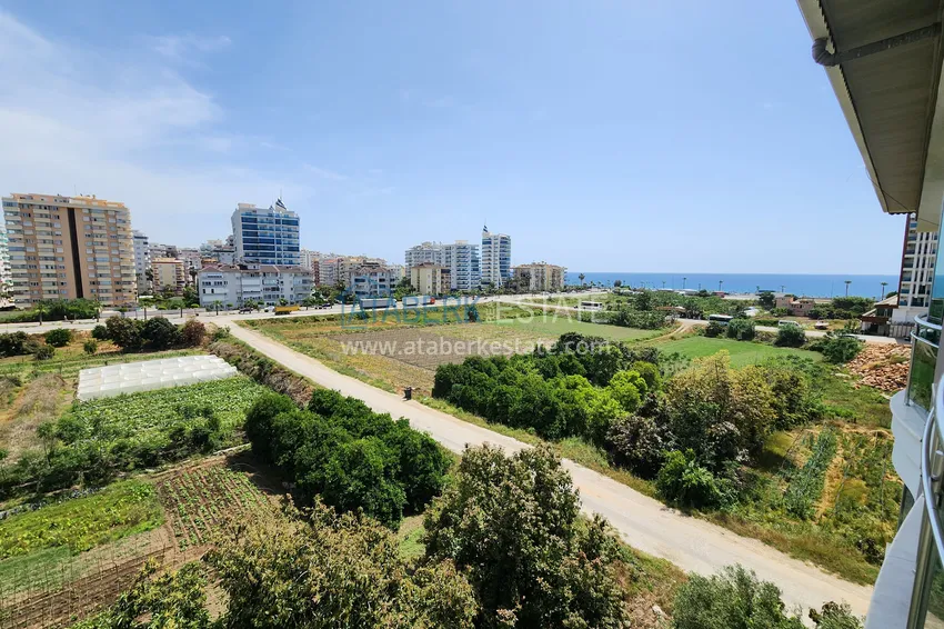 Kupuj  Penthouse duplex 3+1 umeblowany z widokiem na morze i góry, dzielnica Kestel — Alanya  27 