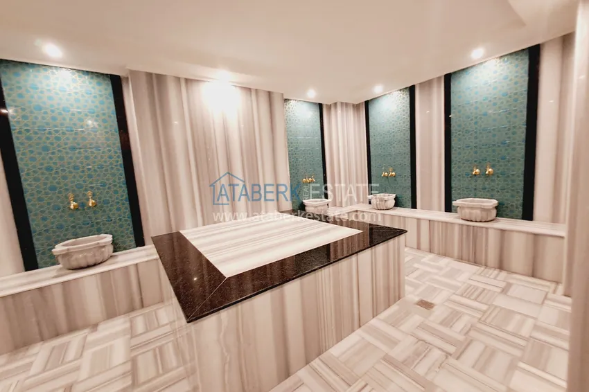 Nowe budynki w Alanyi! Apartament 1+1 z częściowym widokiem na morze, dzielnica Avsallar — Alanya 28 