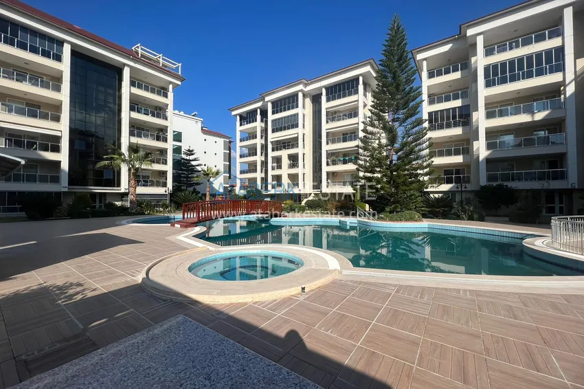 Dwupokojowe umeblowane mieszkanie nad morzem, w dzielnicy Kestel - Alanya 2 