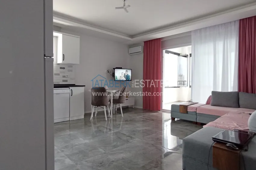 Kupuj  Przestronny apartament 1+1 z widokiem na morze i 2 przeszklonymi balkonami w Mersin, Arpacbakhshish 2 