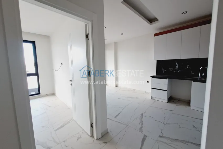 Kupuj  Nowe budynki w Alanyi! Apartament 1+1 z częściowym widokiem na morze, dzielnica Avsallar — Alanya 2 