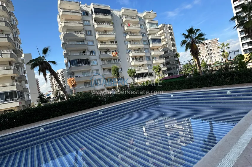 Apartament pod klucz 1+1 z widokiem na morze w Teja, Mersin 3