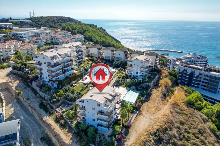 Apartament pod klucz z widokiem na morze w Alanyi, dzielnica Konakli — 250 metrów od morza 2 