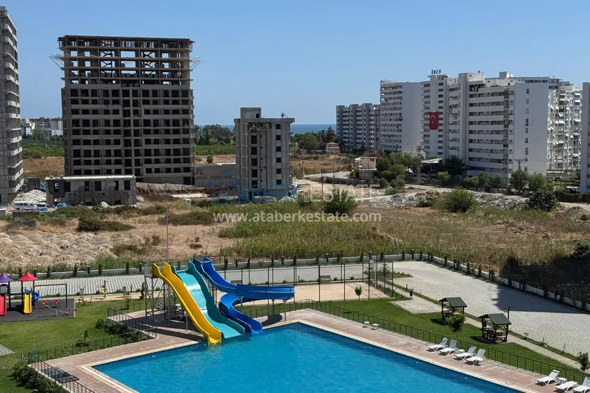 Gotowy apartament z dwiema sypialniami w Mersin, Tomyuk 2 