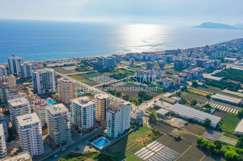Apartament z dwiema sypialniami z meblami i oddzielnym apartamentem kuchennym w Mahmutlar 2 