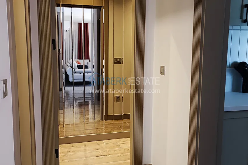 Kupuj  Apartament z dwiema sypialniami z meblami i panoramicznym widokiem na morze w kompleksie premium — Antalya, Kepez 3 
