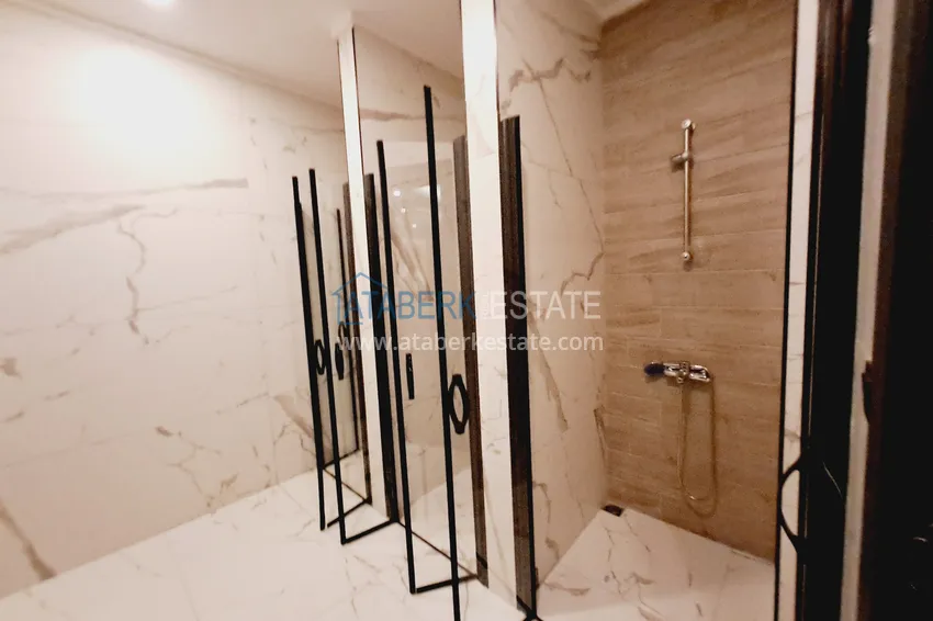 Nowe budynki w Alanyi! Apartament 1+1 z częściowym widokiem na morze, dzielnica Avsallar — Alanya 32 