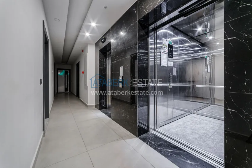 Apartament pod klucz z dwiema sypialniami w Mahmutlar w nowoczesnym kompleksie 35 