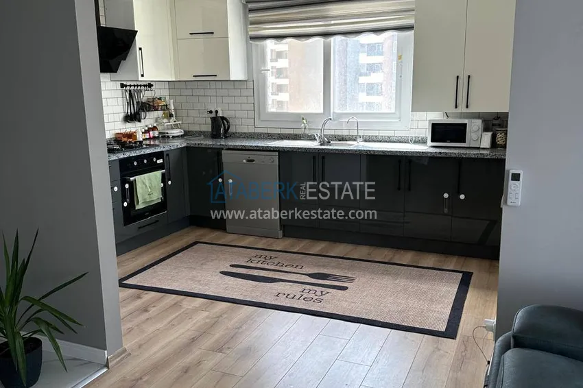 Kupuj  Liniowy czteropokojowy apartament z meblami w dzielnicy Teje, Mersin 4 