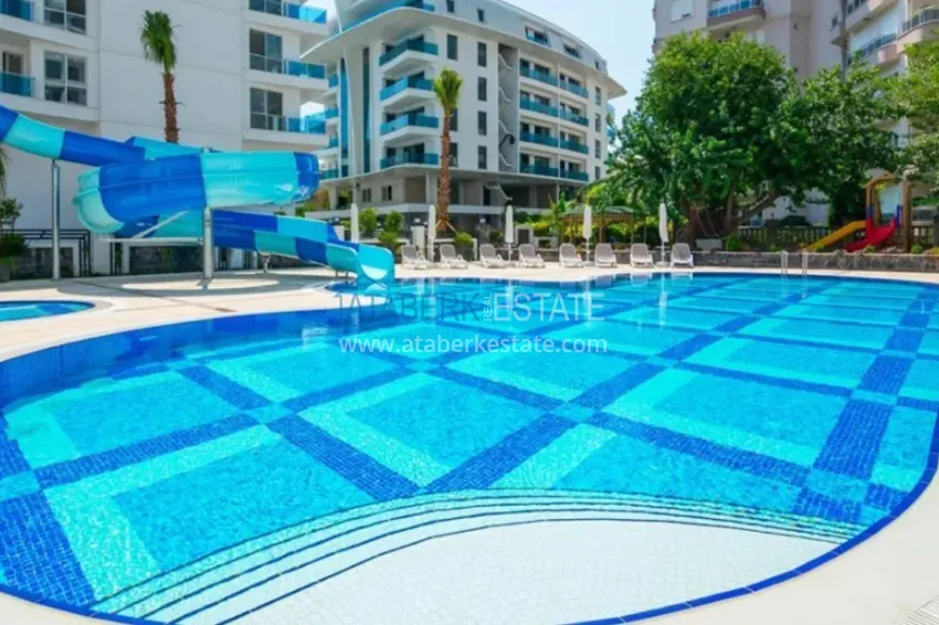 Apartament z jedną sypialnią w centrum Alanyi z meblami i dostępem do prywatnej plaży 3 