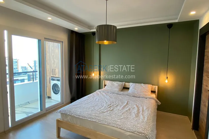 Kupuj  Umeblowany apartament z 2 sypialniami i panoramicznym widokiem na morze w dzielnicy Soli, Mersin 3 