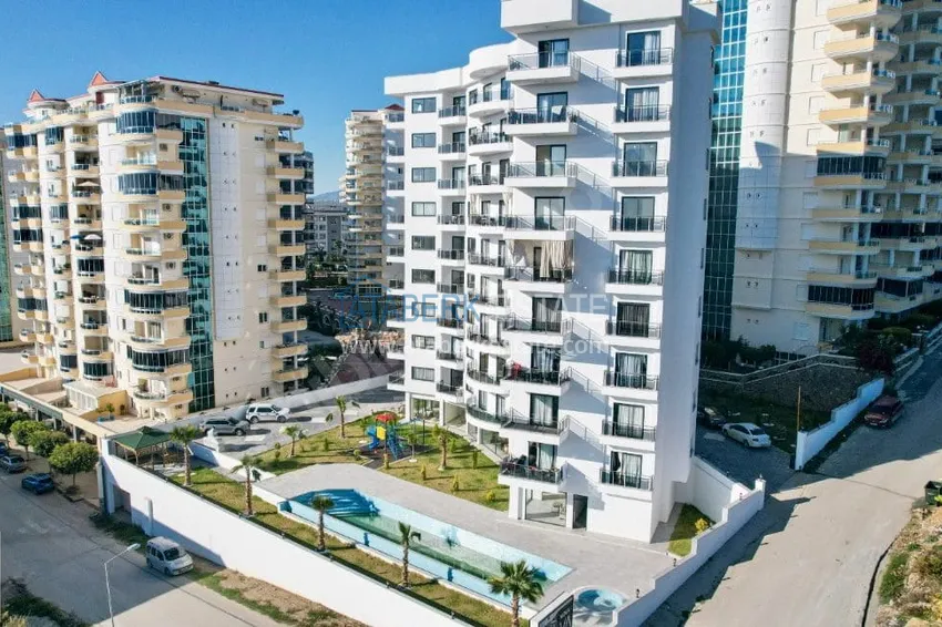 Apartament 1+1 z meblami i widokiem na morze, dzielnica Mahmutlar — Alanya 3 