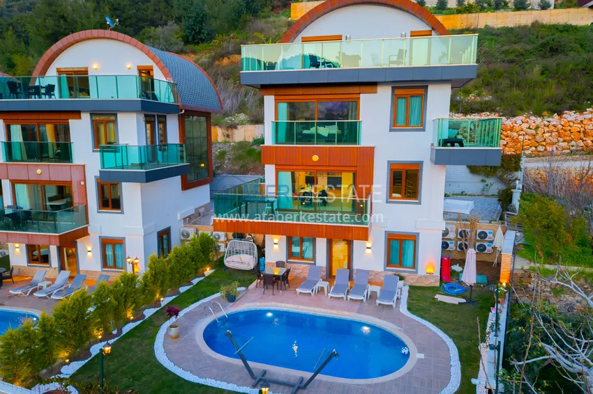 Wille pod klucz w Alanyi, odpowiednie do obywatelstwa i wynajęcia - Alanya, dzielnica Bektash 5 