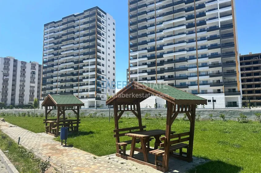 Gotowy apartament z dwiema sypialniami w Mersin, Tomyuk 3 