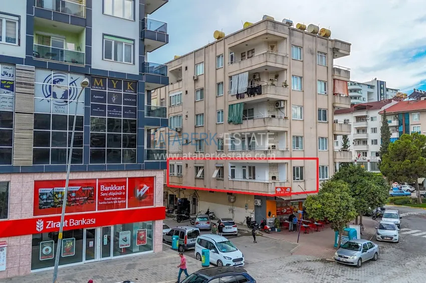 Dwupokojowy apartament w centrum Mahmutlar z widokiem na góry 3 