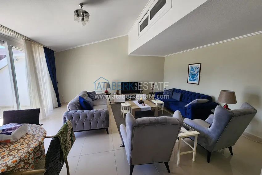 Kupuj  Penthouse duplex 3+1 umeblowany z widokiem na morze i góry, dzielnica Kestel — Alanya  3 