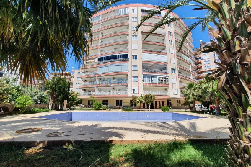 Umeblowany apartament 2+1 z otwartym widokiem na morze, dzielnica Tosmur — Alanya 3 