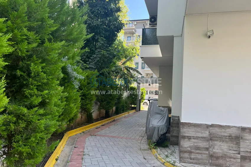 Jednopokojowy apartament w centrum Alanyi, umeblowany. Nadaje się do zezwolenia na pobyt 3 