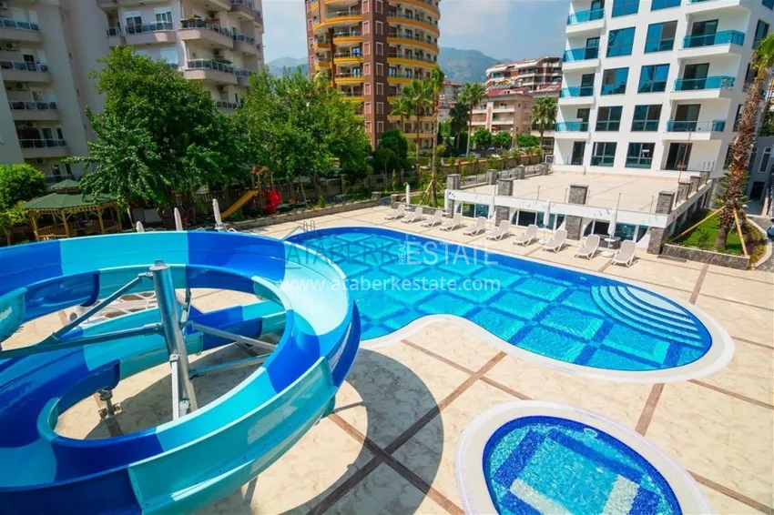 Apartament z jedną sypialnią w centrum Alanyi z meblami i dostępem do prywatnej plaży 4 