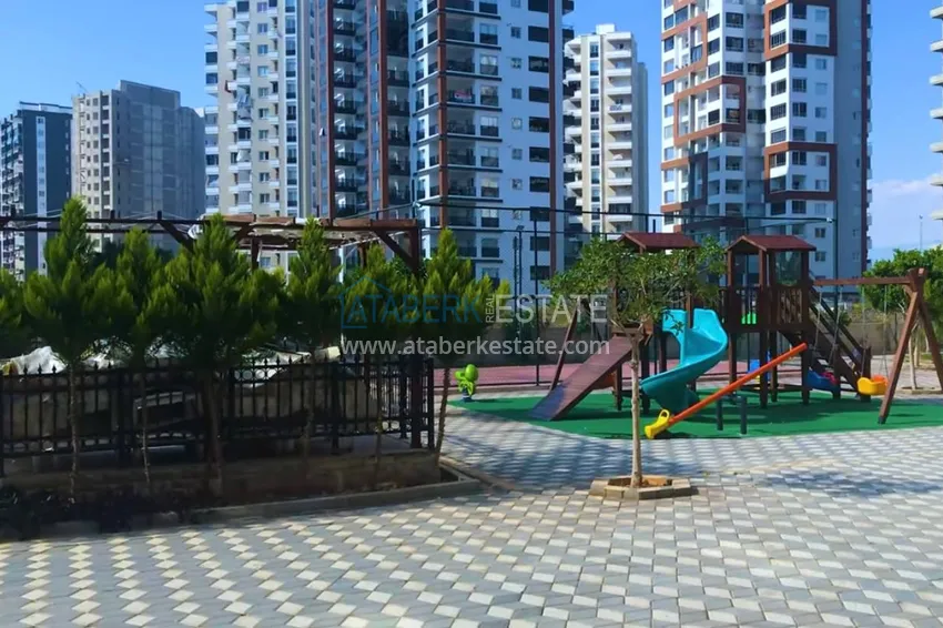 Liniowy czteropokojowy apartament z meblami w dzielnicy Teje, Mersin 5 