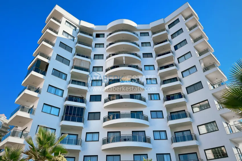 Apartament 1+1 z meblami i widokiem na morze, dzielnica Mahmutlar — Alanya 4 