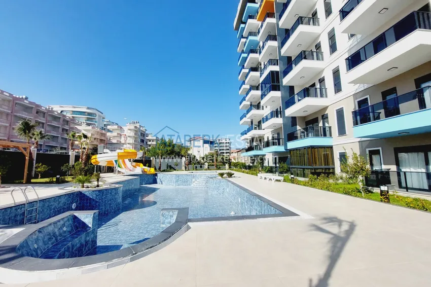 Jednopokojowy apartament z widokiem na morze w nowym kompleksie — Alanya, dzielnica Avsallar 4 