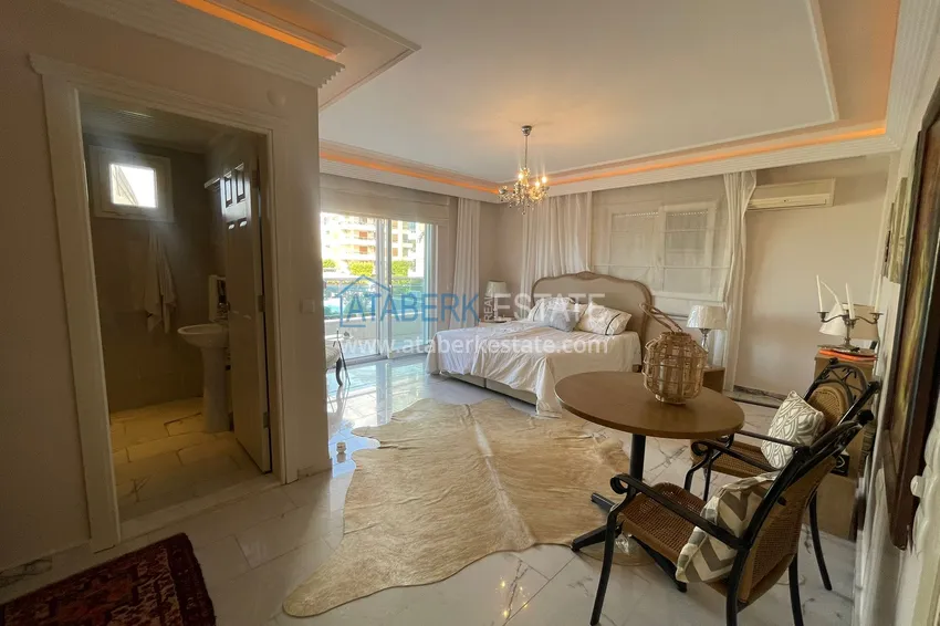 Kupuj  Nieruchomość na zezwolenie na pobyt! Apartament 3+1 z meblami i widokiem na morze, dzielnica Tosmur — Alanya 9 