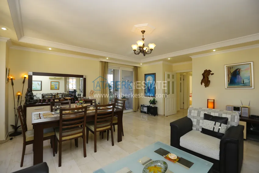 Kupuj  Apartament pod klucz 2+1 z przeszklonymi kormoranami i widokiem na morze w centrum Alanyi  4 