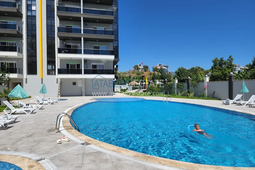 Penthouse z luksusowymi meblami w nowoczesnym kompleksie — Alanya, dzielnica Mahmutlar 4 