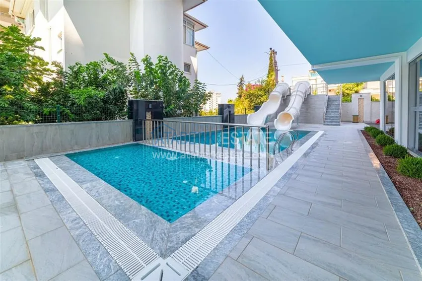 Jednopokojowy apartament z widokiem na morze i góry, dzielnica Mahmutlar — Alanya 5 