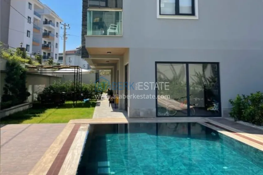 Apartament 1+1 z meblami i przeszklonym balkonem, dzielnica Oba — Alanya 5 