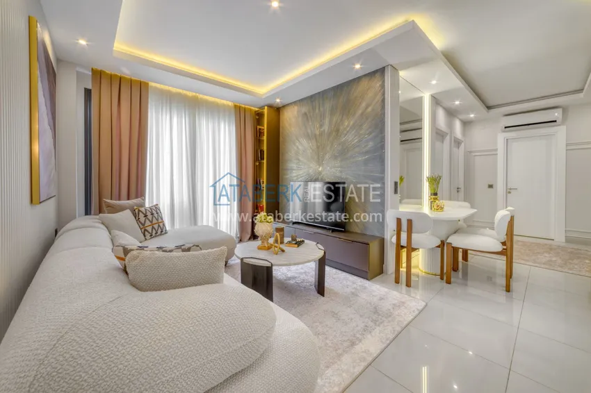 Kupuj  Apartament pod klucz z dwiema sypialniami w Mahmutlar w nowoczesnym kompleksie 5 