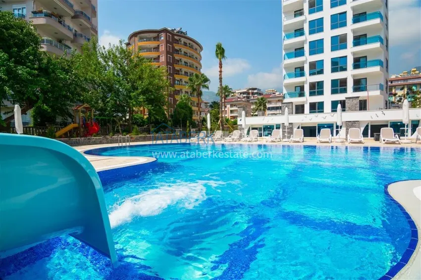 Apartament z jedną sypialnią w centrum Alanyi z meblami i dostępem do prywatnej plaży 5 