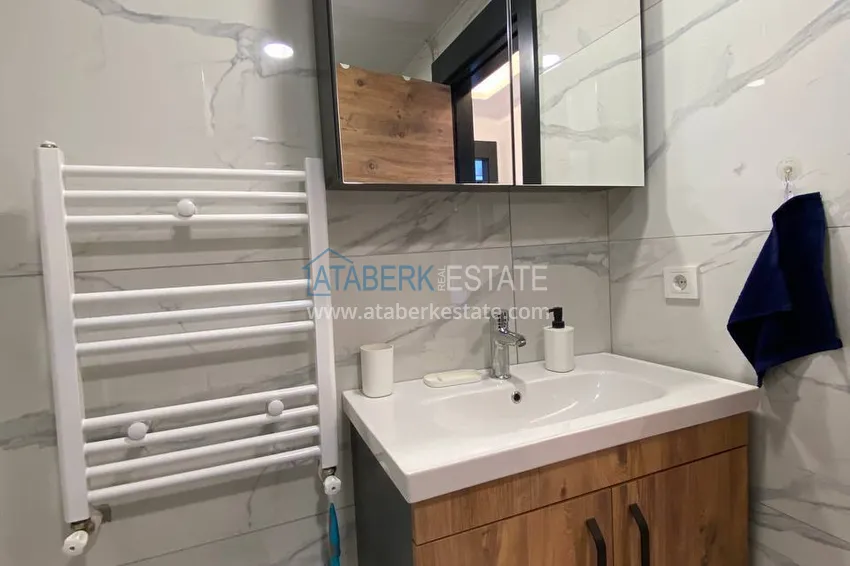 Kupuj  Umeblowany apartament z 2 sypialniami i panoramicznym widokiem na morze w dzielnicy Soli, Mersin 5 
