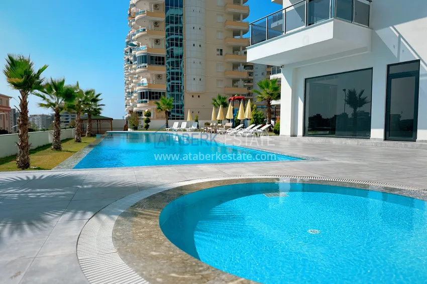 Apartament 1+1 z meblami i widokiem na morze, dzielnica Mahmutlar — Alanya 5 