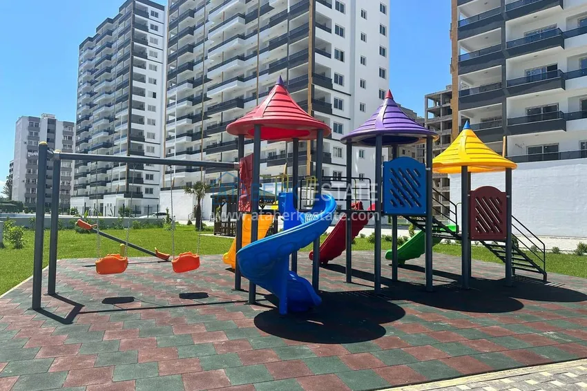 Gotowy apartament z dwiema sypialniami w Mersin, Tomyuk 5 