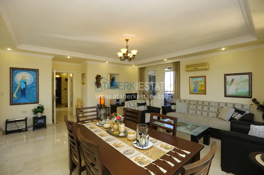 Kupuj  Apartament pod klucz 2+1 z przeszklonymi kormoranami i widokiem na morze w centrum Alanyi  5 