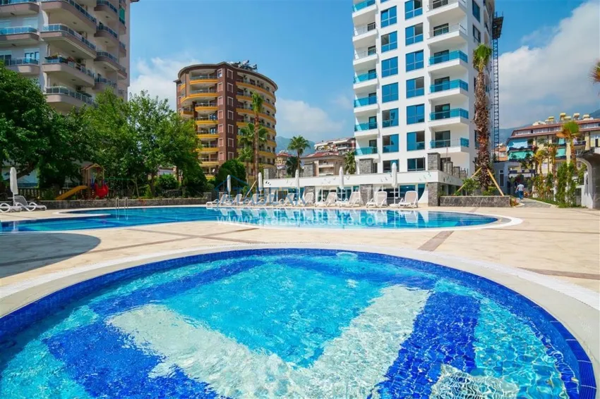 Apartament z jedną sypialnią w centrum Alanyi z meblami i dostępem do prywatnej plaży 6 