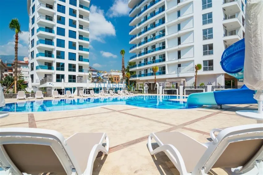 Apartament z jedną sypialnią w centrum Alanyi z meblami i dostępem do prywatnej plaży 7 