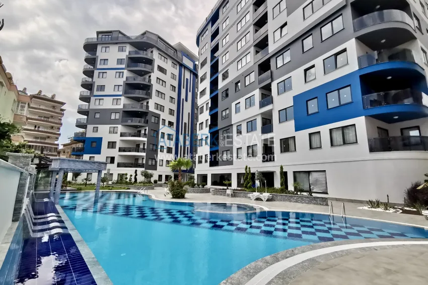 Trzypokojowe mieszkanie pod klucz w centrum Alanyi, zaledwie 5 minut od plaży Kleopatra 6 