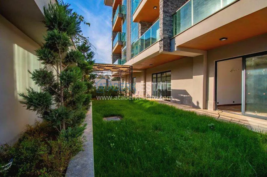 Apartament 1+1 z meblami i przeszklonym balkonem, dzielnica Oba — Alanya 6 