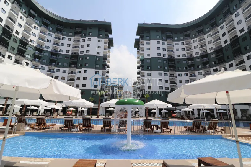 Umeblowany apartament z jedną sypialnią w kompleksie z infrastrukturą hotelową, dzielnica Mahmutlar — Alanya  9 